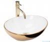 Rea Sofia Umywalka nablatowa Gold/White REA-U0456